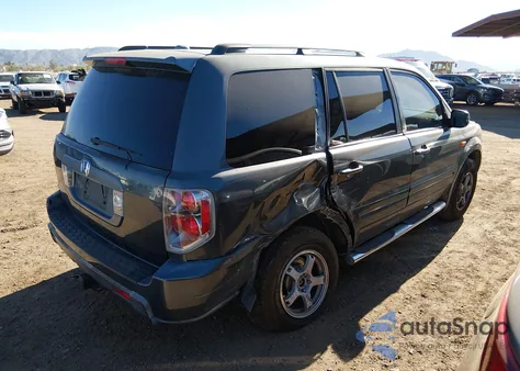 2006 Honda Pilot Ex-L from USA, damaged, VIN 2HKYF18646H516261